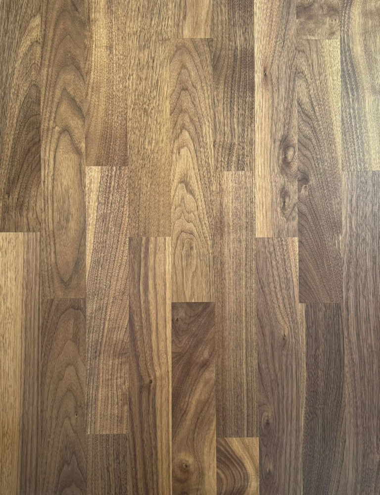 Паркетная доска Parquet Prime Американский орех 3-х полосный 2400х195х14 мм лак, без фаски